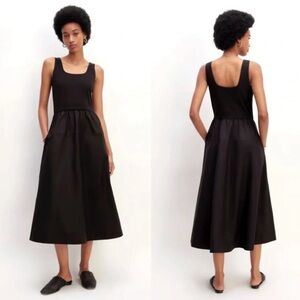 Elegant Black Sleeveless Mini Dress